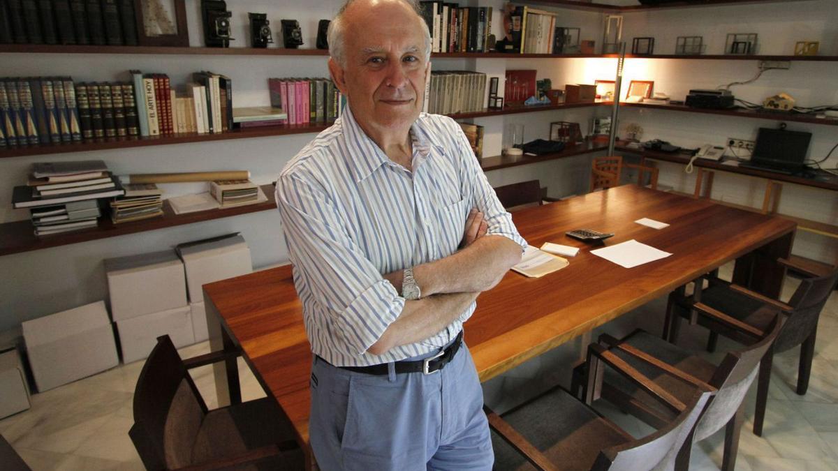 El arquitecto José Seguí, en su estudio en 2017.