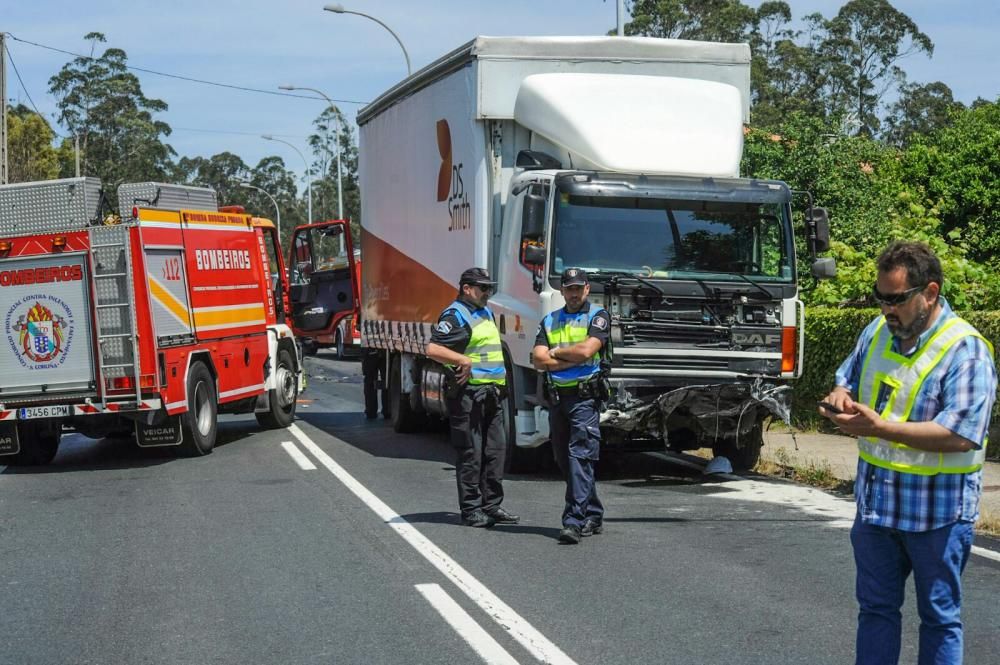 Dos muertos en un brutal accidente en Rianxo