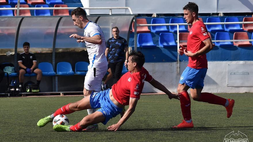El Atlético Saguntino busca en Lleida su primer triunfo lejos de casa