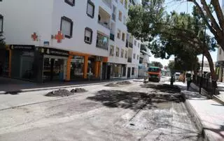 Mejoran el pavimento de cinco calles de San Pedro Alcántara