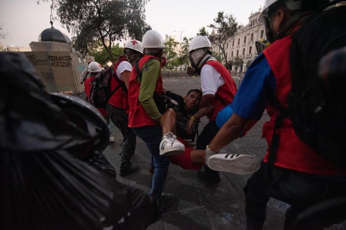 Enfrentamientos en Perú, contra la presidenta interina Dina Boluarte