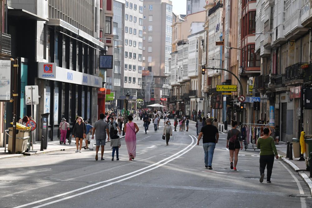 A Coruña celebra el ''Día sin coches'' en San Andrés