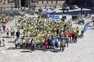 Máis de 400 escolares participan na Marcha Ciclista organizada pola Policía Local