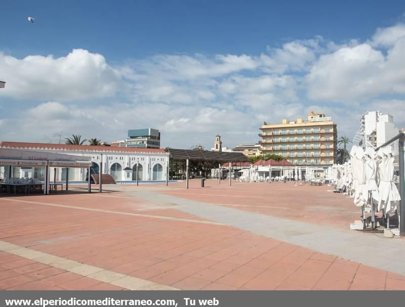 Castelló permanece desierto tras tres semanas encerrados en casa