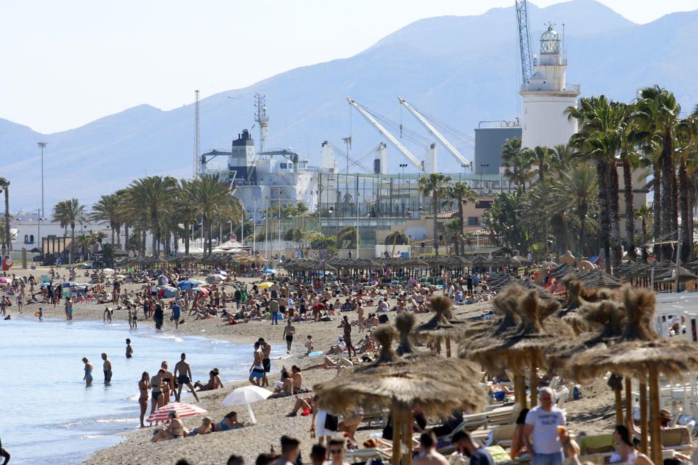 La Malagueta, como un día de verano.