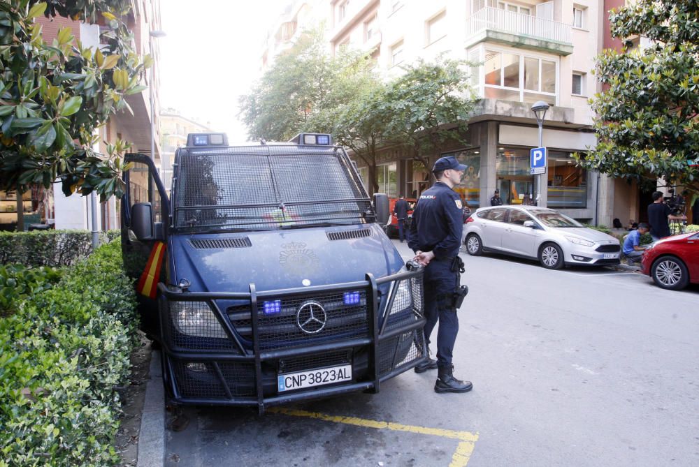 Registre policial a la Fundació Plataforma Educativa de Girona