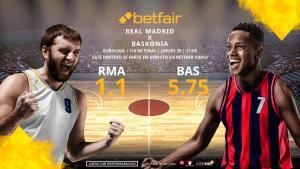 Real Madrid vs. Saski Baskonia: horario, TV, estadísticas, cuadro y pronósticos