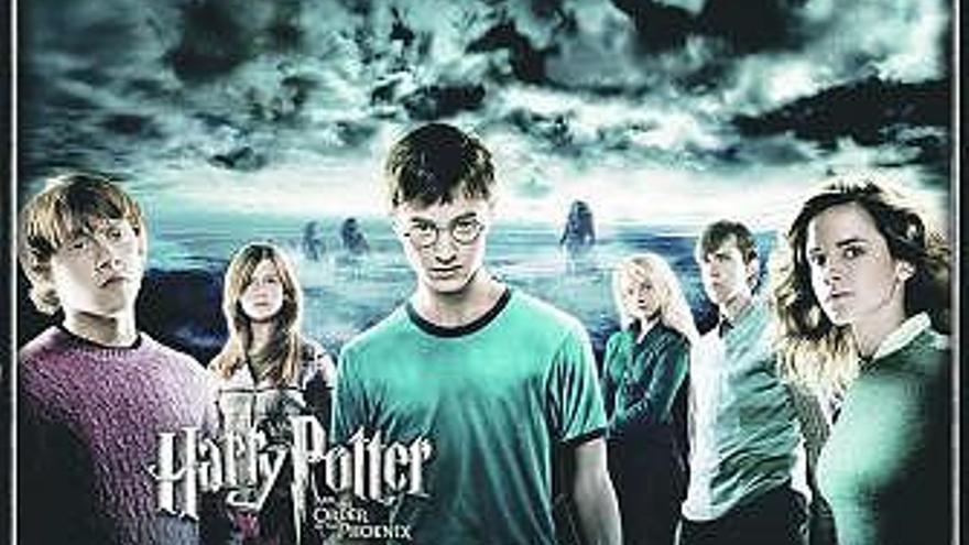 El cartel de una de las películas de Harry Potter.