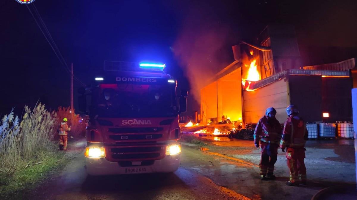 Incendio en Massalavés