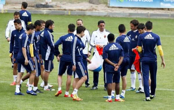 Imágenes del entrenamiento del Real Zaragoza