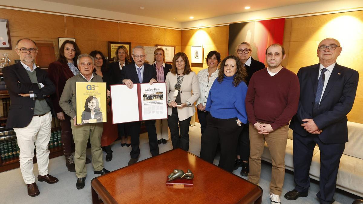 Los graduados sociales, "Asturiano del mes" en el centenario de la profesión: "El relevo generacional es uno de los retos de nuestro Colegio Profesional"