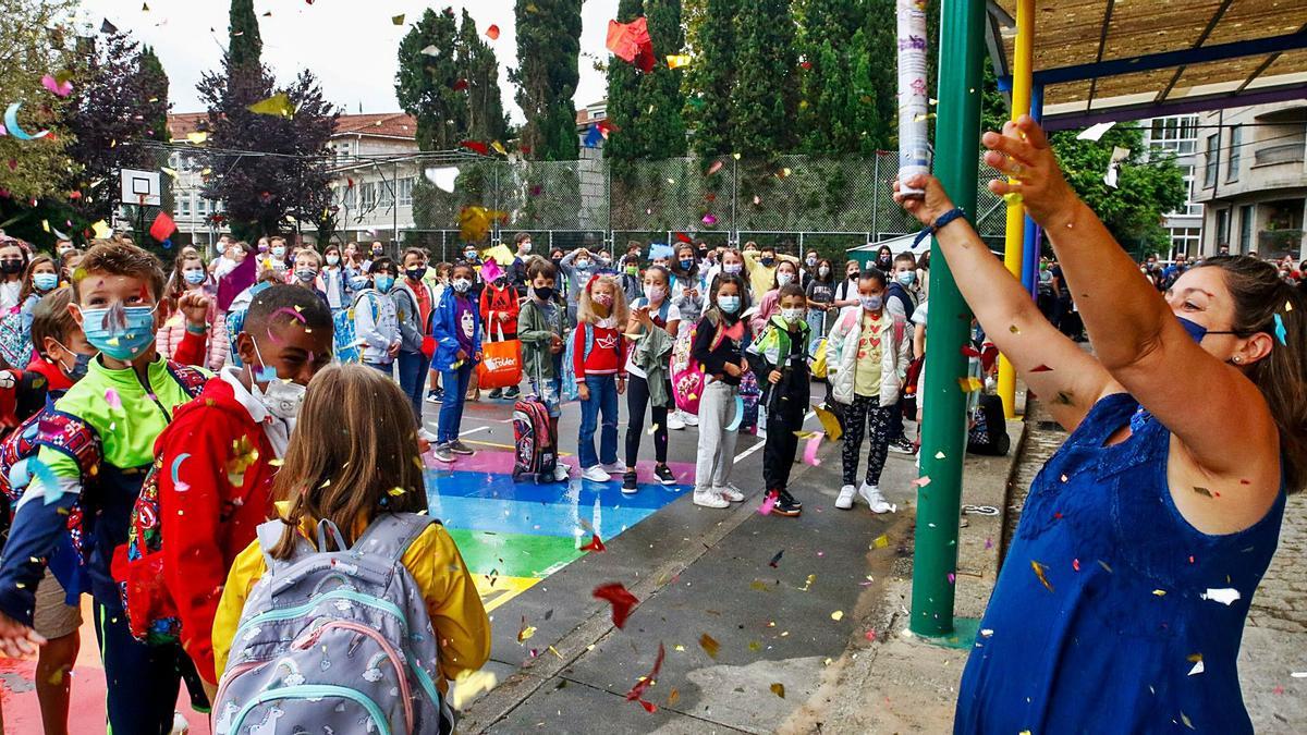 Los colegios se convirtieron en una fiesta para los más pequeños.