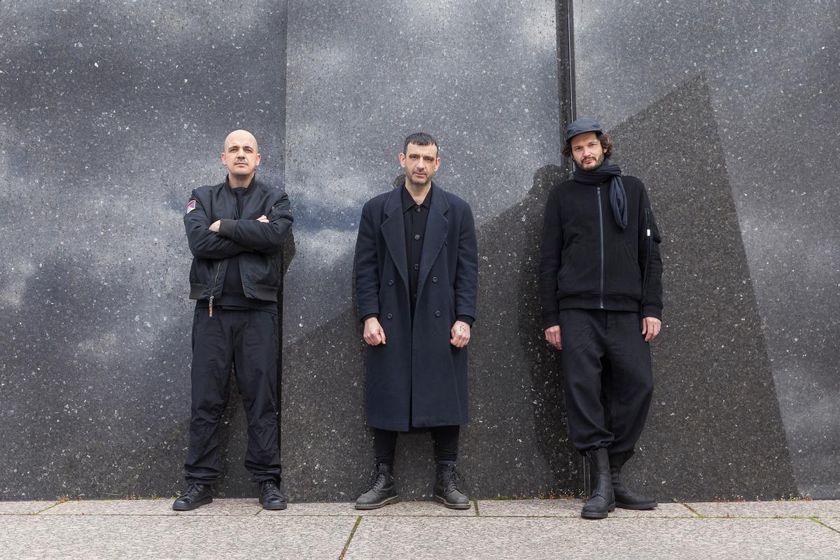 Los miembros de Moderat. De izda. a dcha., Gernot Bronsert, Sebastian Szary y Sascha Ring.