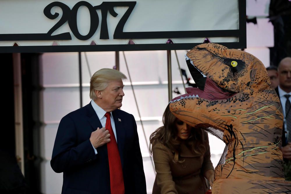 Los Trump celebran Halloween en la Casa Blanca