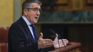 Patxi López, en la tribuna del Congreso de los Diputados.