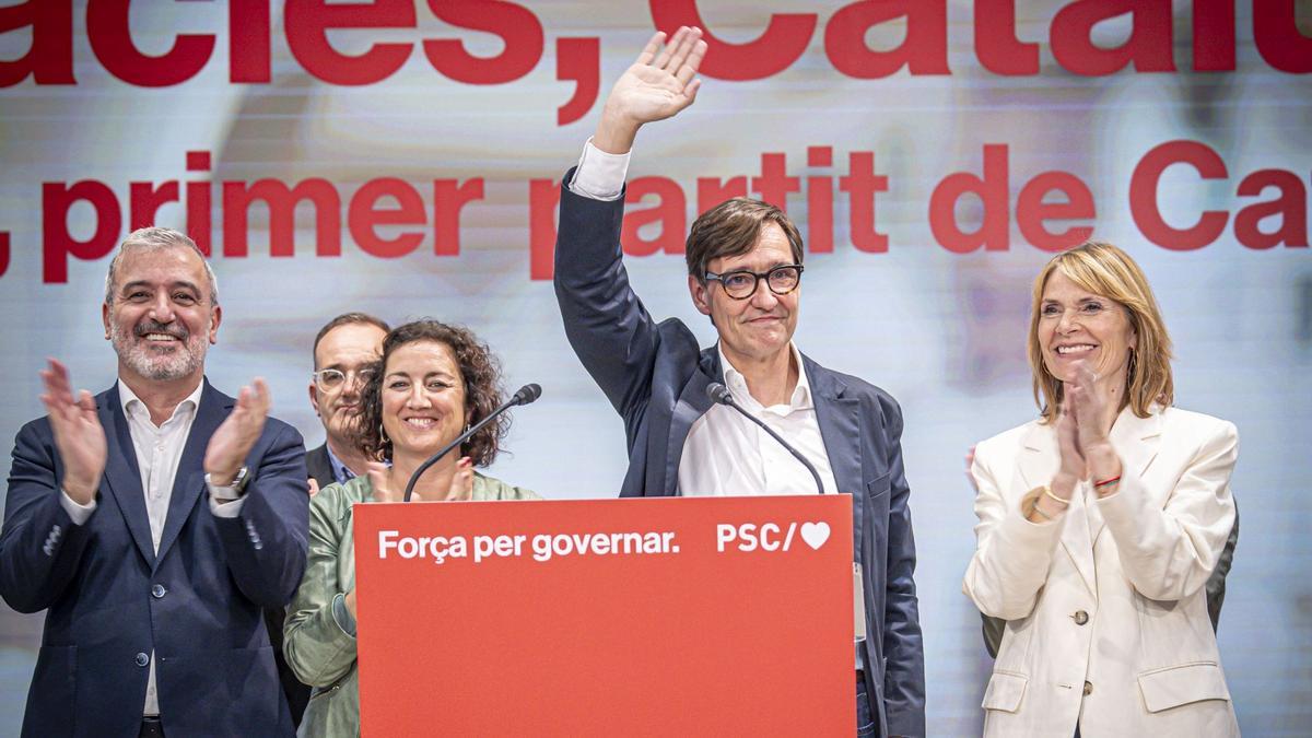 Salvador Illa, candidato del PSC, gana las elecciones en Catalunya