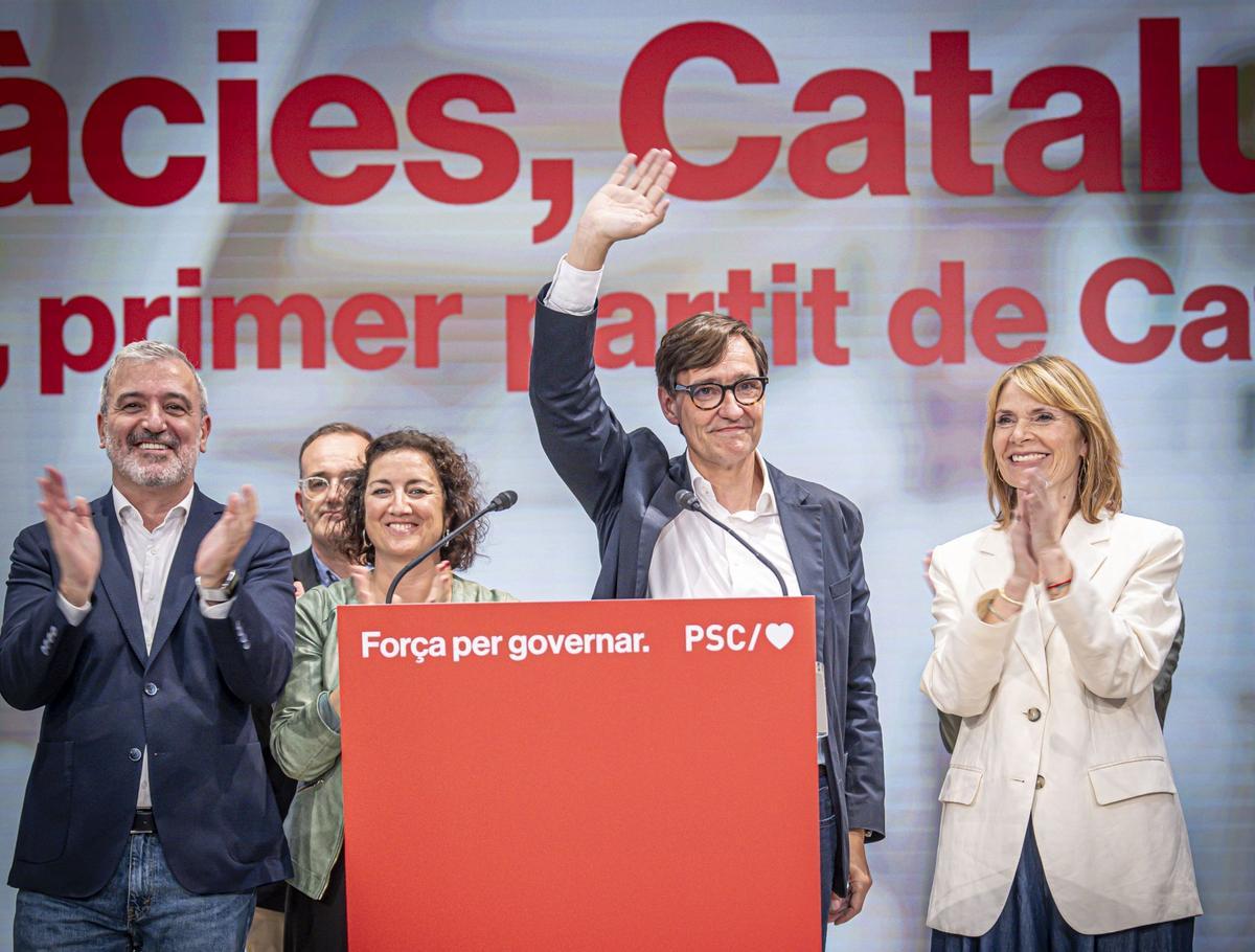 Salvador Illa, candidato del PSC, gana las elecciones en Catalunya