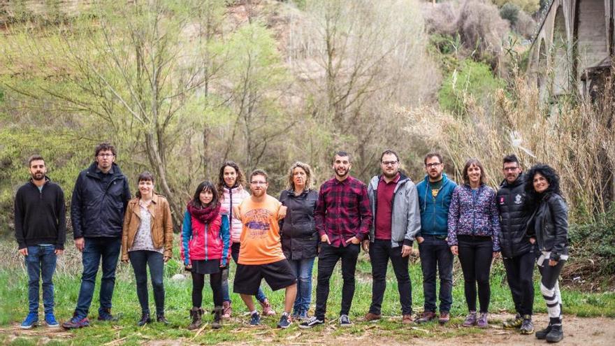 Membres de la candidatura de la CUP de Navàs