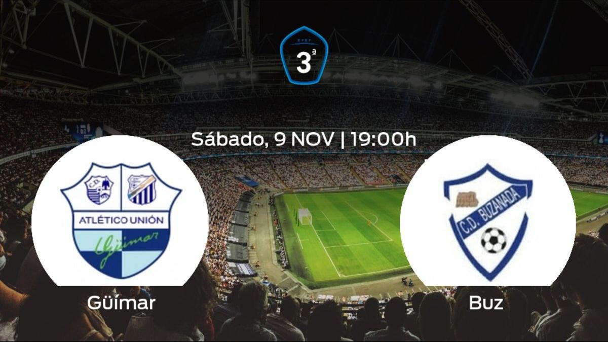 Jornada 12 de la Tercera División: previa del partido Güímar - Buzanada