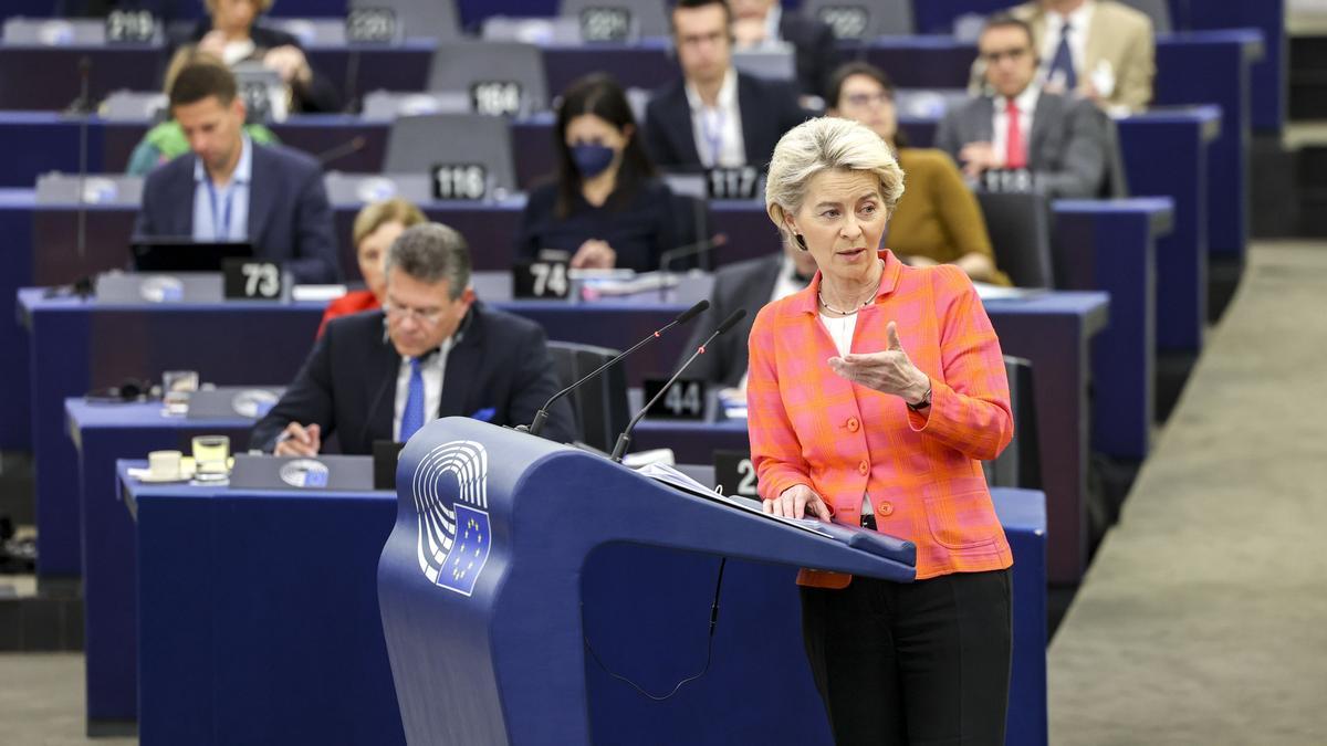 Ursula von der Leyen, presidenta de la Comisión Europa.