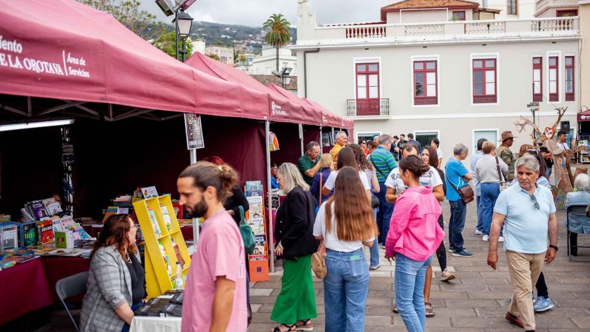 La Feria del Libro de La Orotava. |