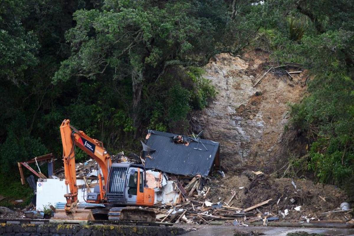 Las mejores imágenes del ciclón Gabrielle en Auckland, Nueva Zelanda