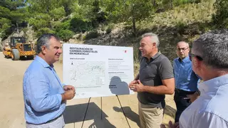 Medio Ambiente inicia las obras de restauración de 81 kilómetros de caminos forestales en Moratalla