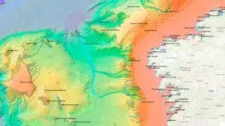 Un monte submarino de Breogán y un valle de Valle Inclán