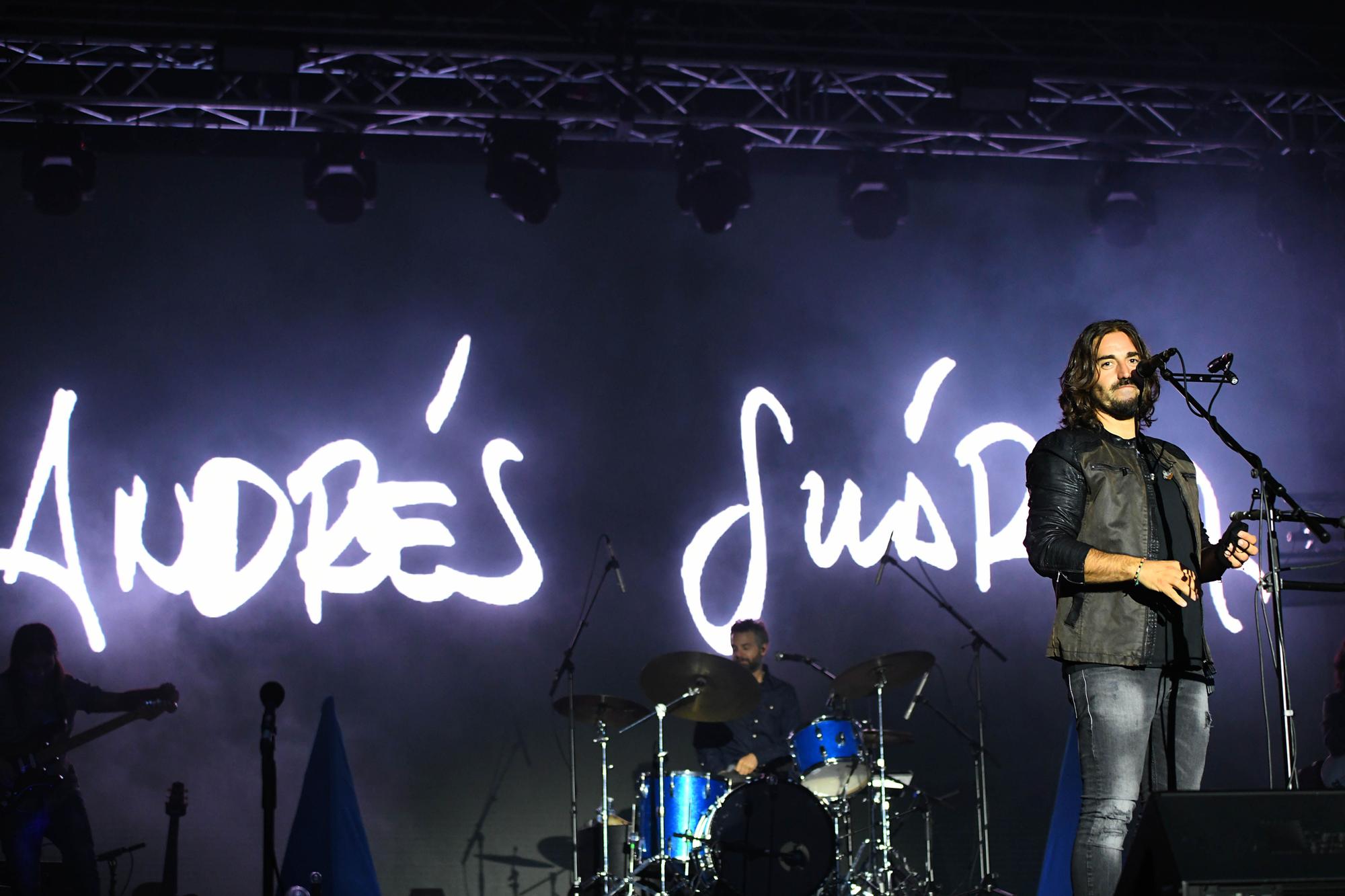 Concierto de Andrés Suárez en las fiestas de María Pita