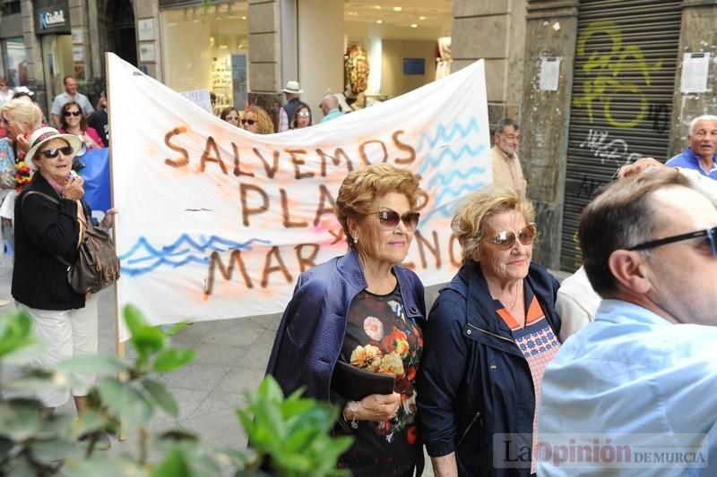 Los lodos del Mar Menor llegan a Murcia