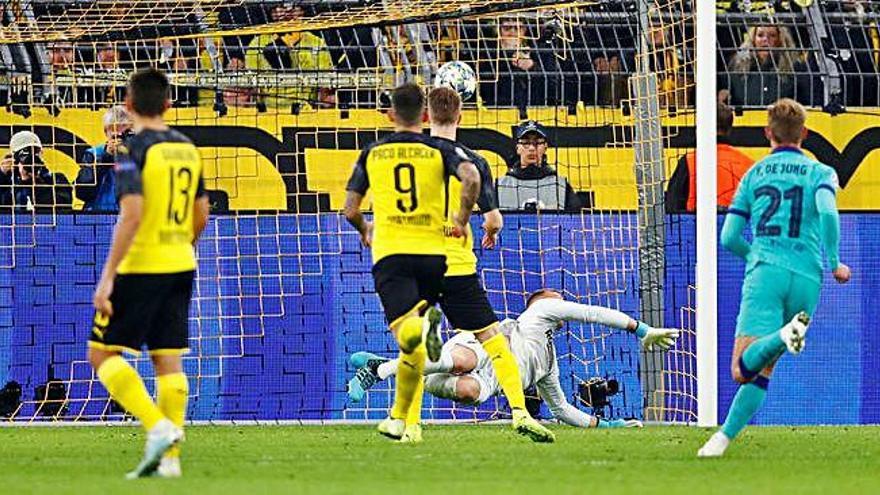 El Barça sobreviu a Dortmund