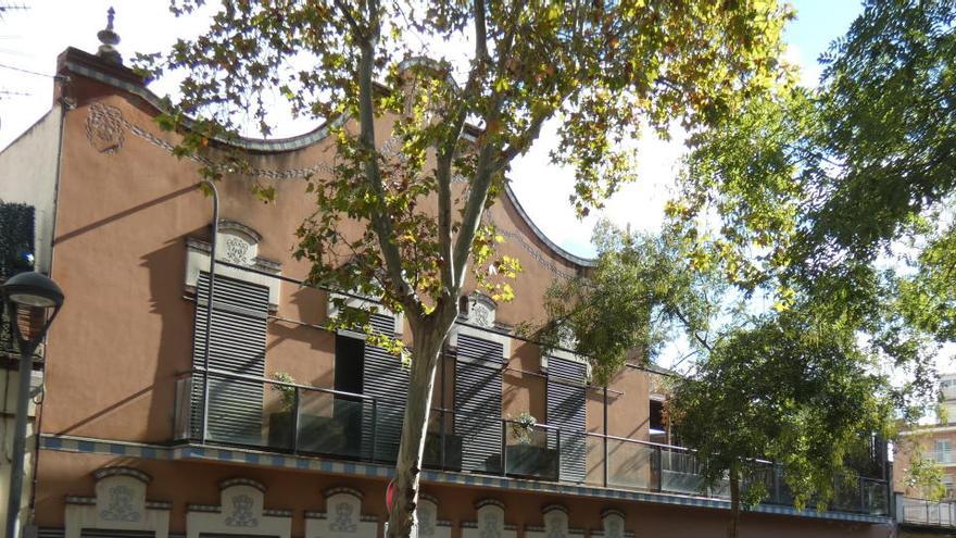 Exterior de la vivienda de Josep María Mainat, en Barcelona.