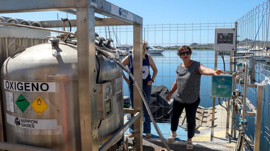 Ensayarán la oxigenación del Mar Menor con un sistema móvil