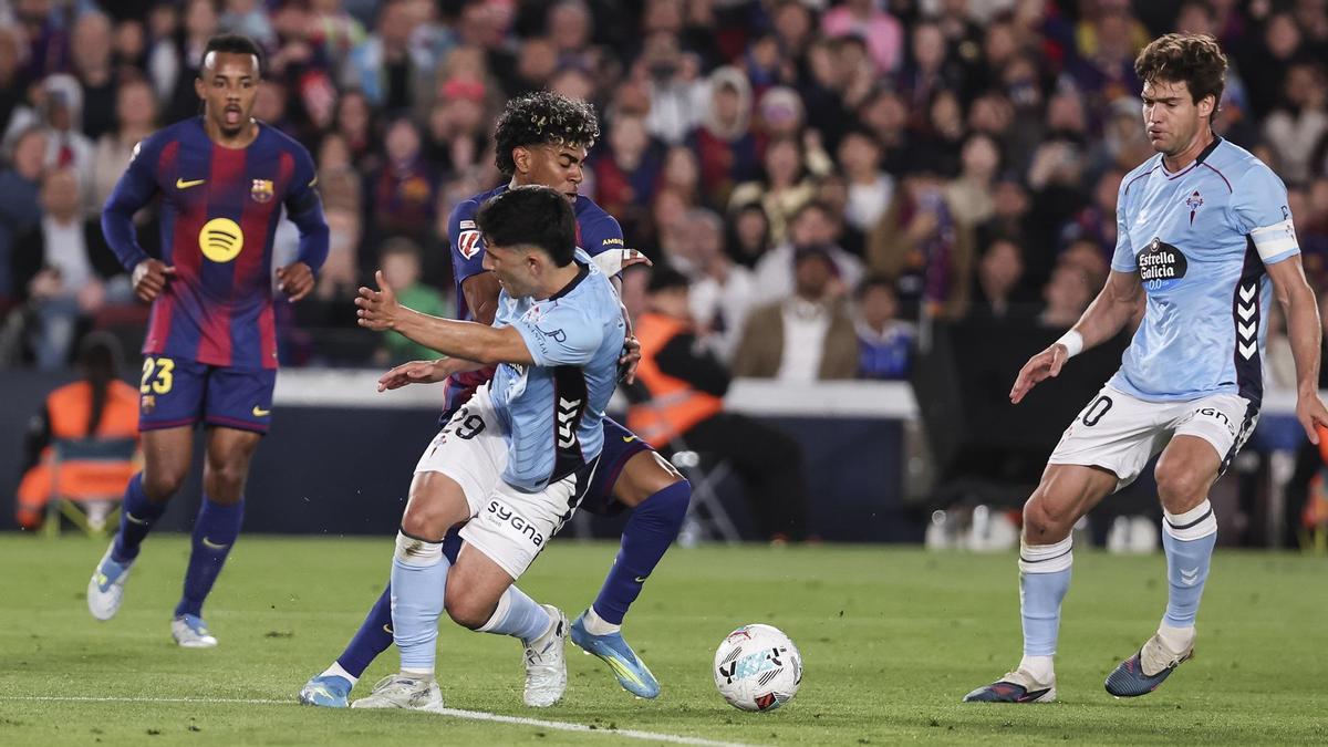 El Barcelona-Celta, en imágenes
