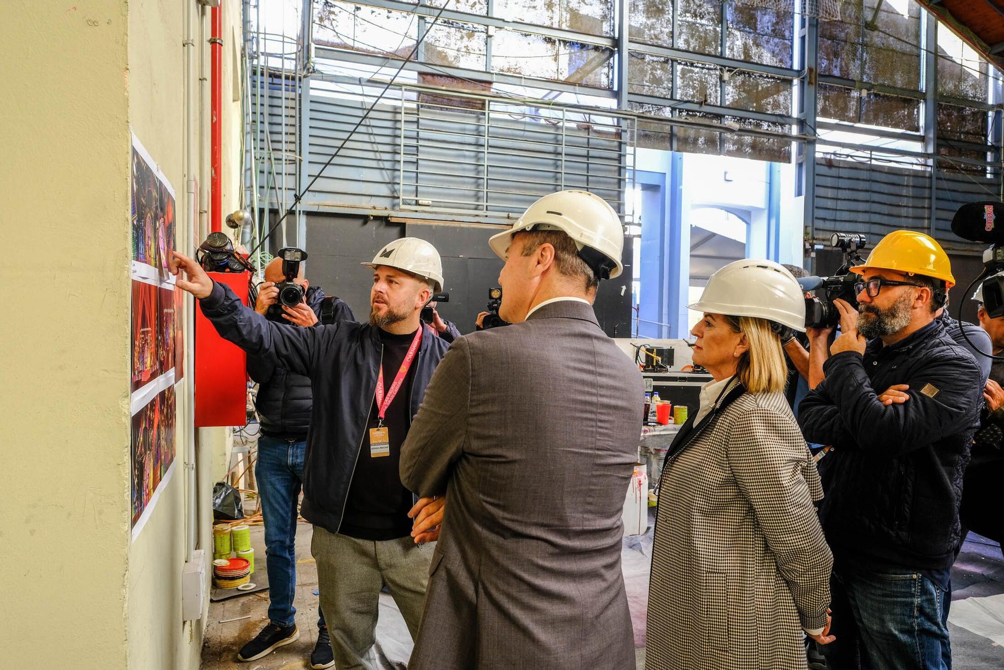 Visita al escenario de Studio 54 del Carnaval de Las Palmas de Gran Canaria