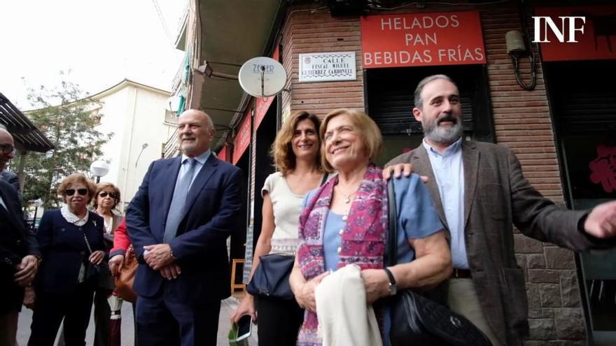 Miguel Gutiérrez ya tiene calle en Alicante