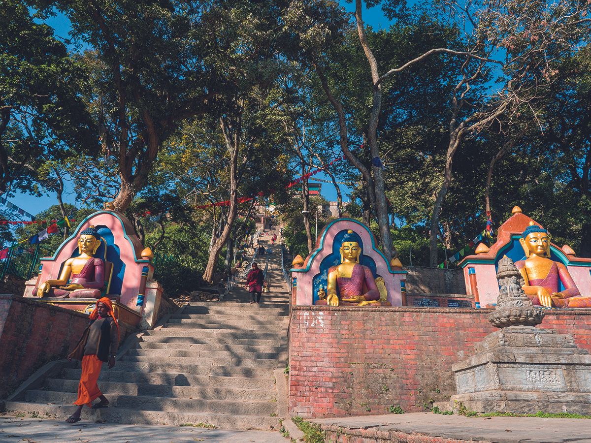 Detalle de Swayambhunath.