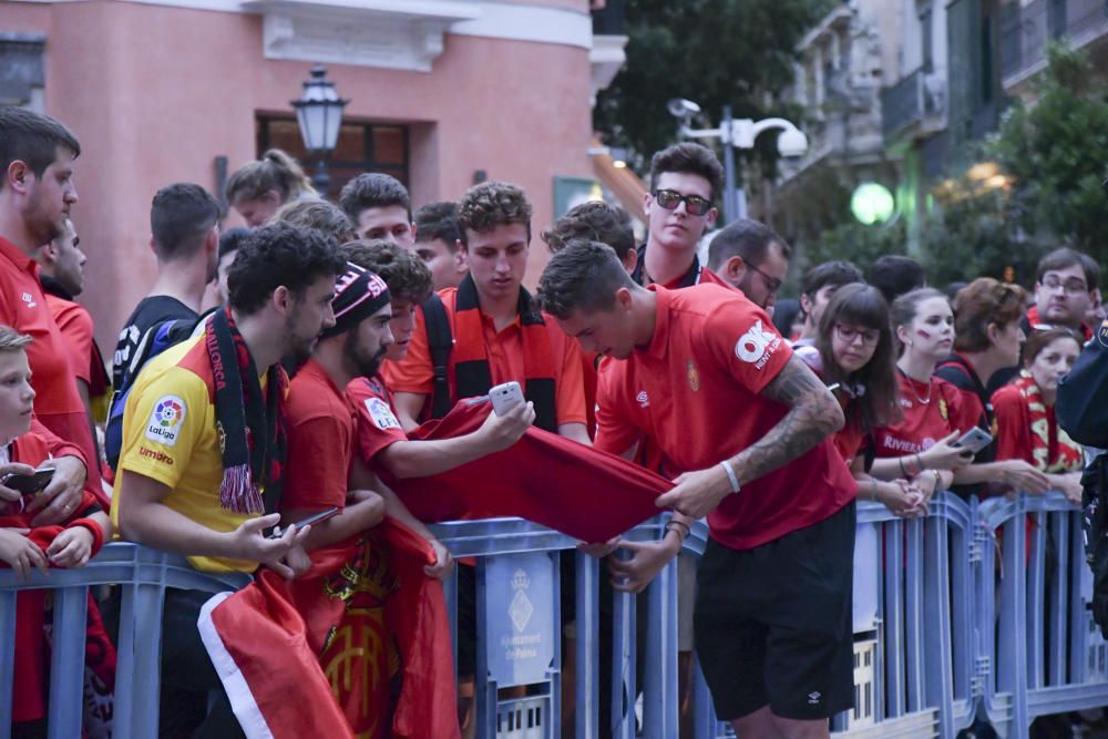 Recibimiento a los héroes del Mallorca