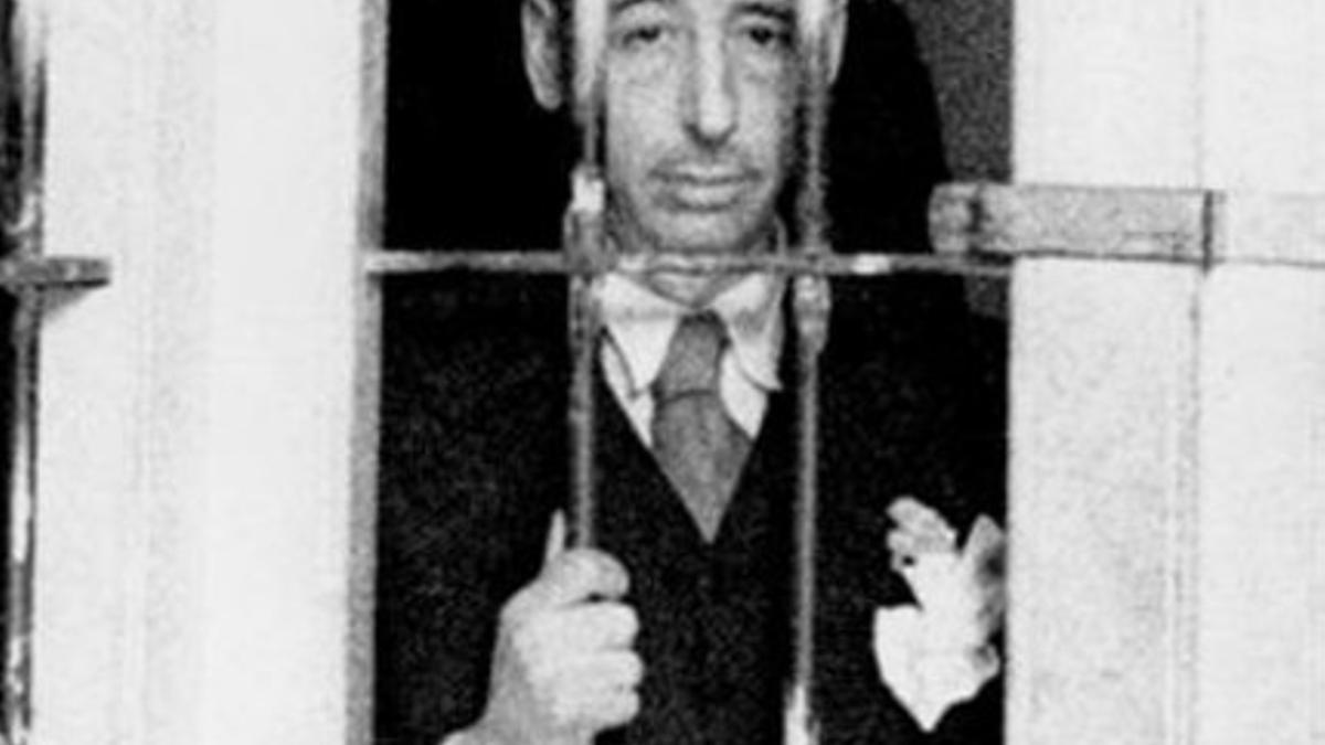 Detenido 8 Lluís Companys, en la cárcel, el 7 de octubre de 1934.