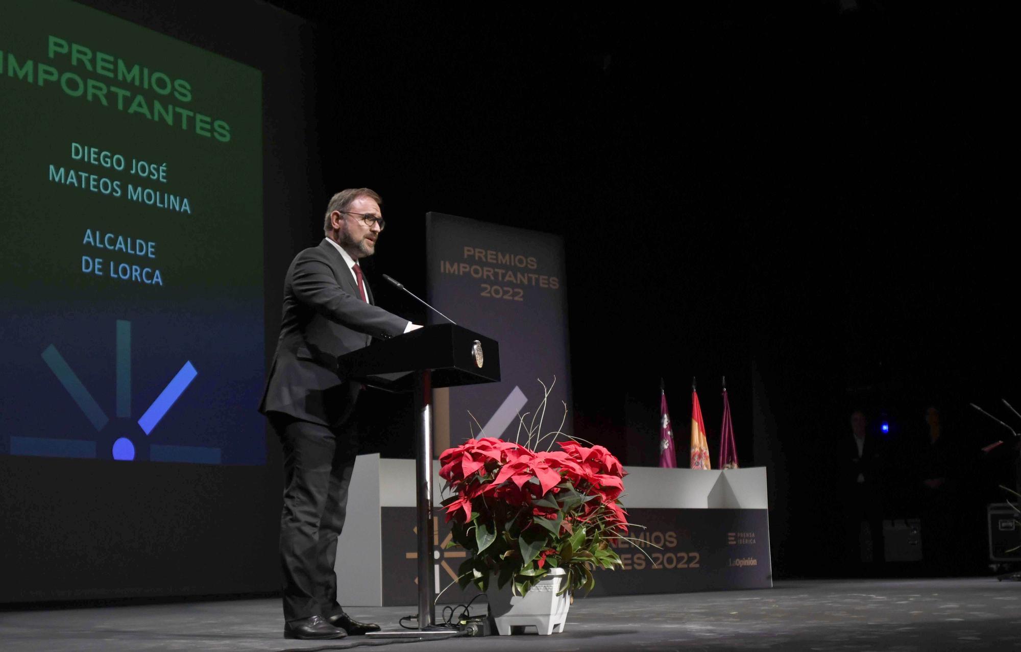 Gala de entrega de los Premios Importantes 2022 en Lorca