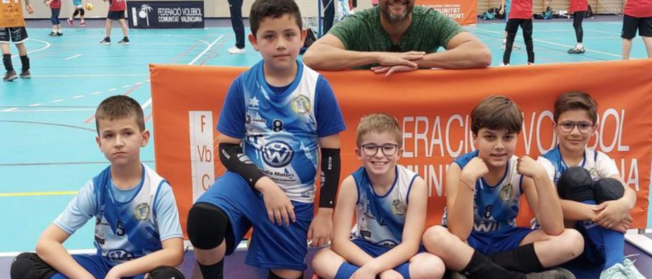Voleibol La cantera del CV Gandia,  en el Top 5 de la Comunitat Valenciana
