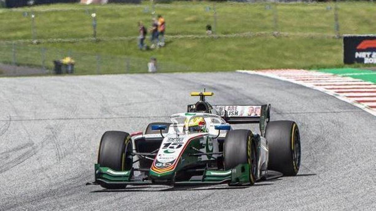 El joven piloto benicense Roberto Merhi, en el Red Bull Ring, durante la prueba de este domingo.