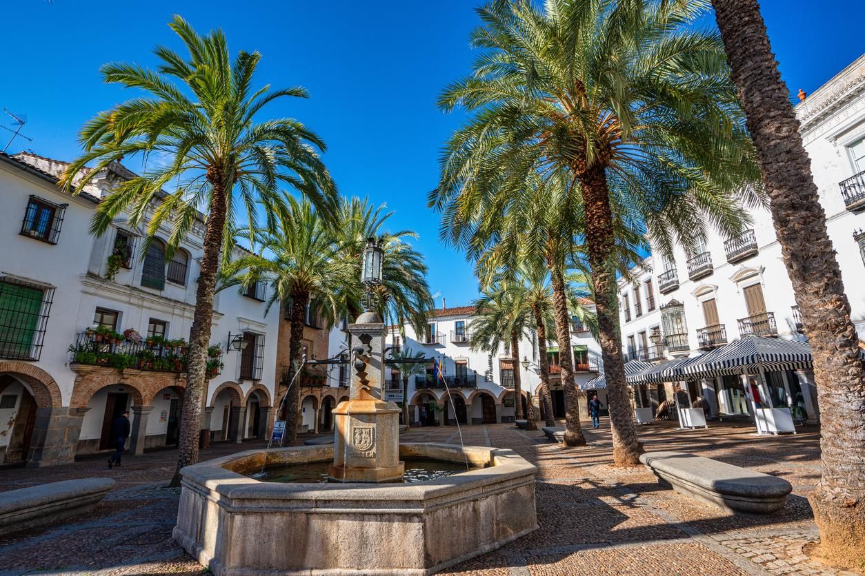 El pueblo de Zafra en Badajoz