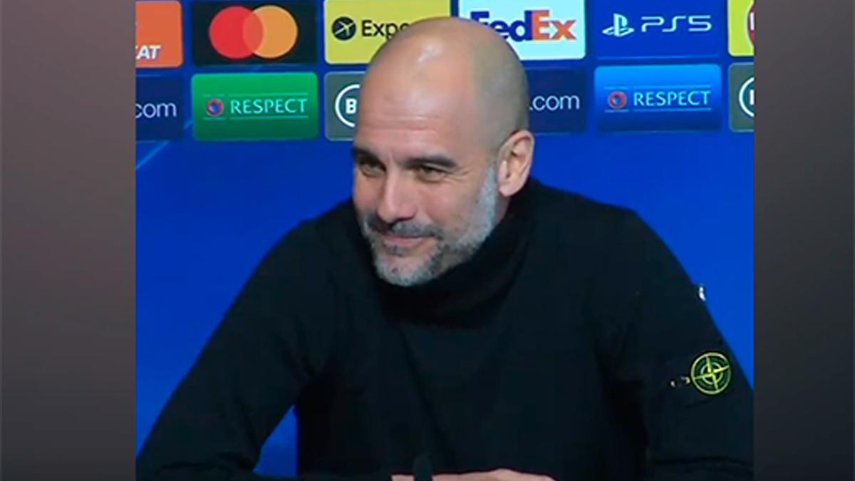 La respuesta de Guardiola a una periodista española: "Dale un abrazo a tu padre". Es del Madrid...