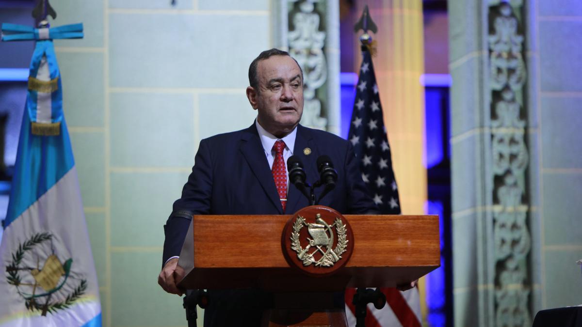 El expresidente de Guatemala Alejandro Giammattei.