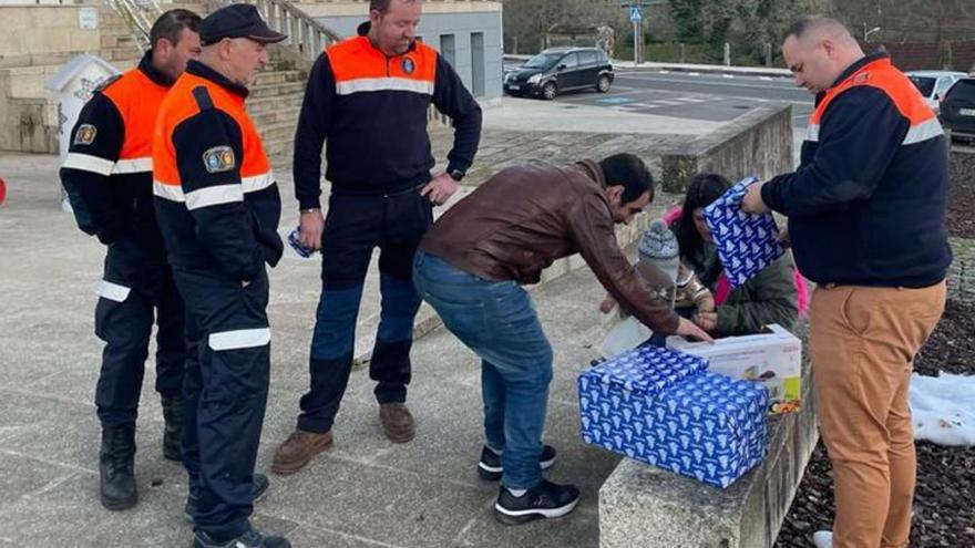 Regalo de los voluntarios de Cerdedo-Cotobade