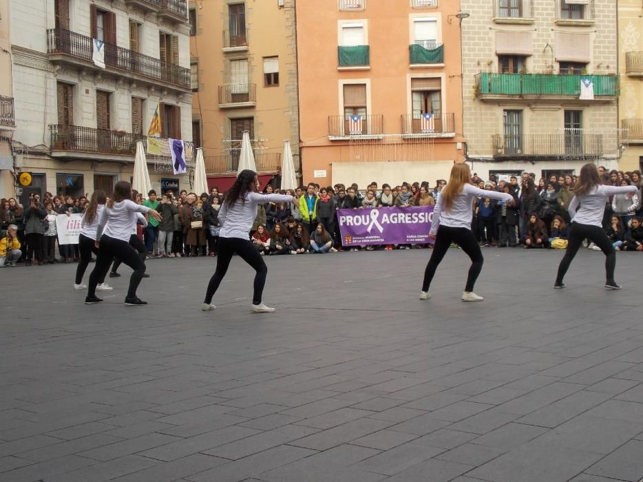 Clam contra la violència masclista a Manresa