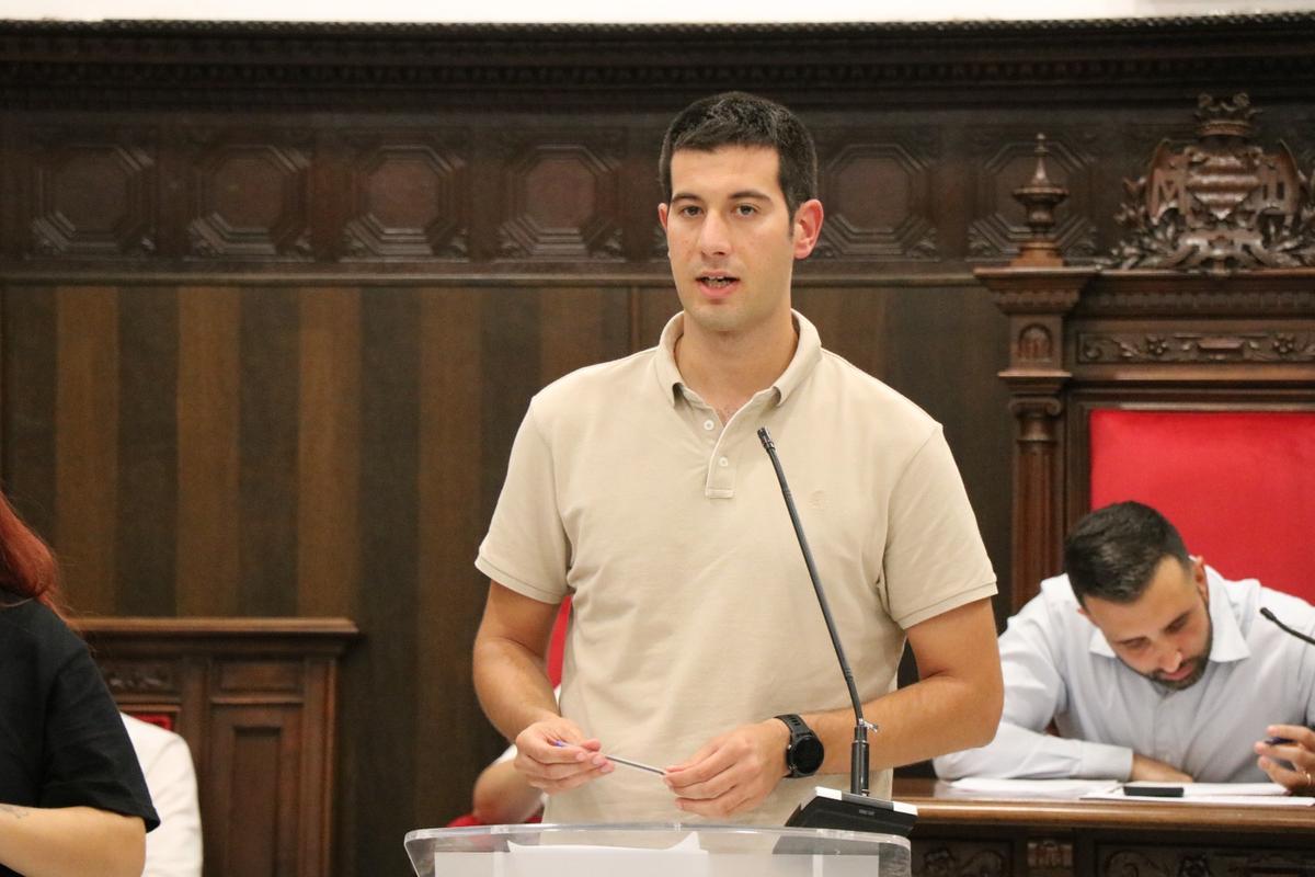 El portavoz del IP, Eduardo Márquez.