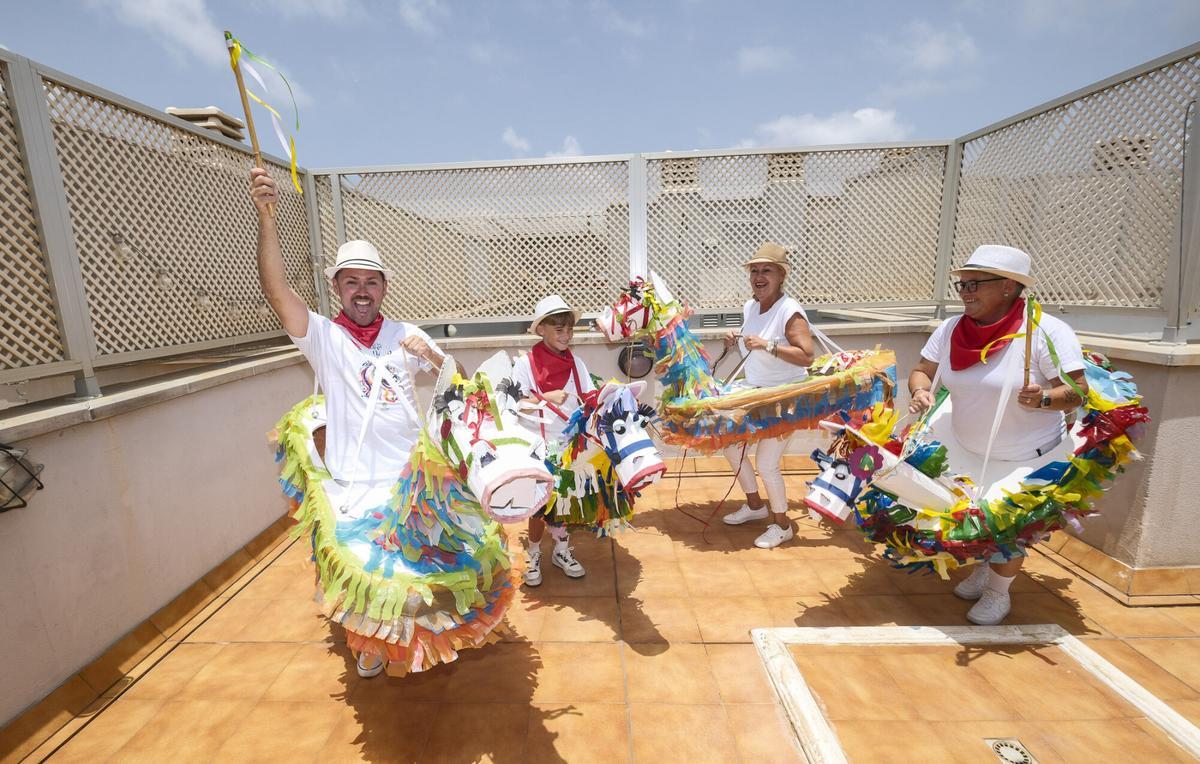 Los caballitos de fuego de la familia Domínguez