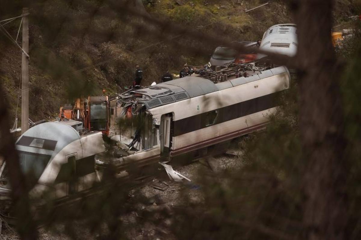 Tren Alvia con destino a Huelva siniestrado en Adamuz.